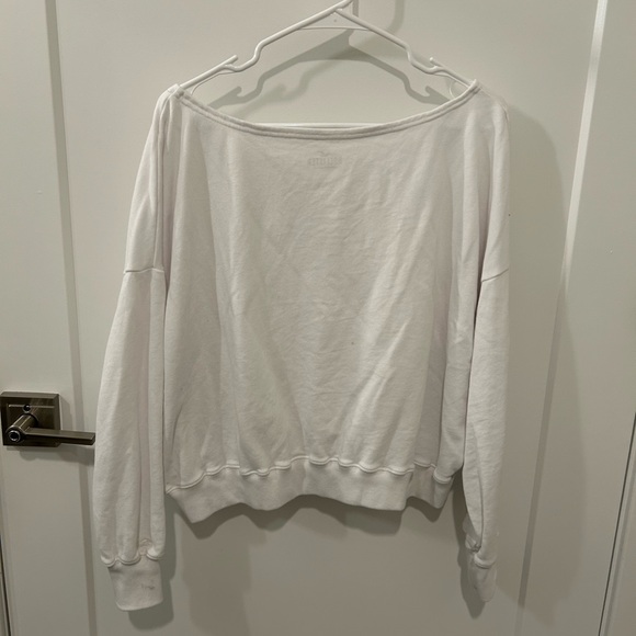 Hollister Slouchy White Crewneck - Picture 4 of 7